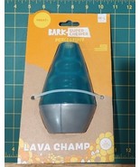 Bark Super Chewer Lava Champ Treat Dispenser Dog Toy Glows In Dark Lava ... - £21.30 GBP