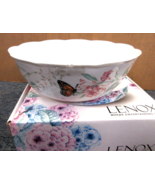 AS IS Lenox Butterfly Meadow 9.8&#39;&#39; Serving Bowl - SMALL CHIP IN RIM - $34.17 CAD