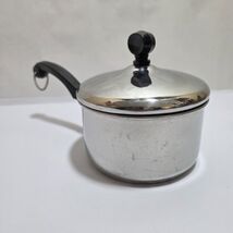VTG Farberware 1 Qt Saucepan With Lid Pot Stainless Steel Aluminum Clad ... - $21.76