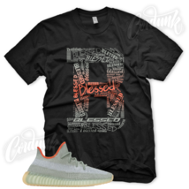 Black &quot;B BLESSED&quot; Sneaker T Shirt for YZ 350 Boost Desert Sage V2  - £21.57 GBP