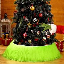Funnymoom Christmas Tree Collar Green Faux Fur Skirt 24 Inch - $14.10 Funnymoom Christmas Tree Collar Green Faux Fur Skirt 24 Inch - $14.10
