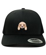 Trendy Apparel Shop Cocker Spaniel Patch 6 Panel Trucker Mesh Cap - Black - £19.97 GBP