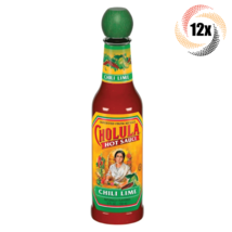 12x Bottles Cholula Chili Lime Mild Hot Sauce | Authentic Mexican Flavor | 5oz - £59.45 GBP