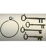 Skeleton Key Ring Brass - $24.39 CAD