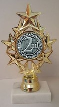 2nd Place Trophy 7&quot; Tall  AS LOW AS $3.99 each FREE SHIPPING T04N14 - £6.28 GBP+