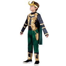 Marvel Youth Loki Unisex Printed Padded Jumpsuit Costume Set Multicolor ... - $29.69
