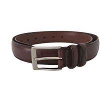 Perry Ellis Brown Leather Belt Mens 34 - £18.24 GBP