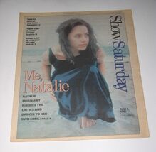 Natalie Merchant Show Newspaper Supplement Vintage 1996 Cover Concert Story - $19.99