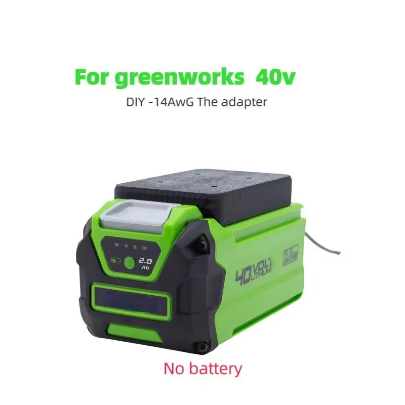 Power Wheel Adapter 40v  For Greenworks Battery DIY-14AWG Ssuitable For Electric - £60.75 GBP