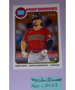 2023 Topps Heritage New Age Performers #NA19 Corbin Carroll Arizona Diam... - £11.06 GBP