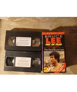 Bruce Lee 2 VHS Tape Box Set Fist Of Fear Touch Of Death The Real Bruce ... - £13.23 GBP
