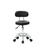 Adjustable Rolling Salon Stool (Black) For Facial, Pedicure Massage Spa ... - $67.99