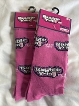 (2) Bubble Yum Bubble Gum Novelty Socks - Mens Size 6-12 Crew - $168.61 MXN