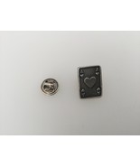 Ace Of Hearts Pewter Lapel Pin Badge Handmade In UK - $139.93 MXN