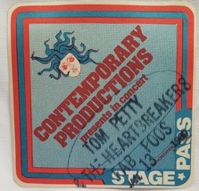 Tom Petty - Vintage Original Jan. 13 1980 Cloth Concert Stage Pass - £15.98 GBP