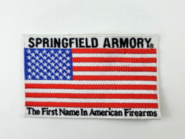 Springfield Armory Embroidered Patch U.S Flag The First Name in American... - $9.89