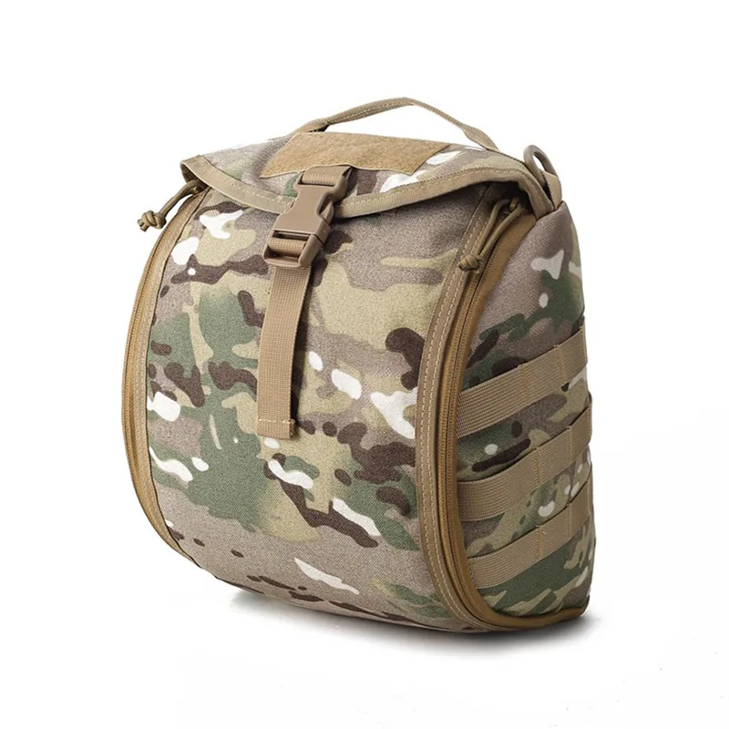  Helmet Bag Pack,Multi-Purpose Molle Storage  Carrying Pouch for   Combat Helmet - £136.52 GBP