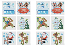 Rudolph the Red-Nosed Reindeer Temporary Tattoos, 12-Pack - $12.86