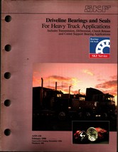 Vintage 1990 Skf Driveline Bearings And Seals Catalog - £19.24 GBP