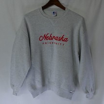 Vtg 90s Russell Athletic XL Nebraska University Cornhuskers Crewneck Sweatshirt - £47.95 GBP