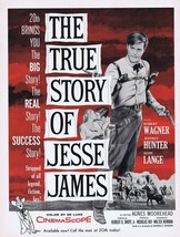 True Story of Jesse James 1957 ORIGINAL Vintage 9x12 Industry Ad Robert Wagner - £23.40 GBP