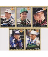 NASCAR Legends Signed Autographed Lot of (5) Trading Cards - Martin, Bod... - $285.10 MXN