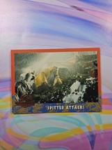 1993 Topps Jurassic Park Gold | Spitter Attack! #46 - $2.37