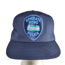 Vintage Ephrata Boro, PA Police Trucker Snapback Hat Cap Embroidered Pat... - £15.44 GBP