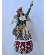 Jim Shore Angel with Basket of Stars Heartwood Creek Hand Painted Resin ... - £14.93 GBP