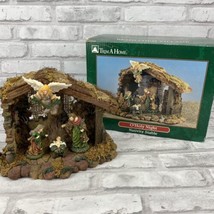 O Holy Night Nativity Stable Scene KMart Trim A Home w/Accessories Complete - £27.24 GBP
