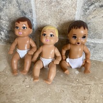 3 Doll house Happy Loving Family or Barbie Krissy Diaper Baby Skipper Babies - £14.98 GBP