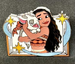 Disney Moana Pua &amp; Hei Hei Christmas Gift Card Limited Edition 4000 pin - $13.86