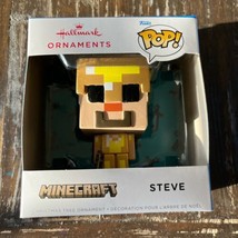 Hallmark Funko Pop MoJang Minecraft Steve Christmas Tree Holiday Ornament 2022 - £13.45 GBP