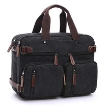 Men Canvas Briefcase Travel Bags Suitcase Clic Messenger  Bag for men To... - £83.66 GBP