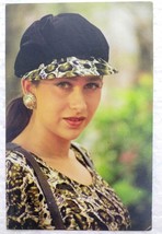 Attrice di Bollywood Attore Karisma Kapoor Rara cartolina originale Karishma - £14.71 GBP