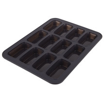 Daily Bake Silicone 12-Cup Mini Loaf Pan (Charcoal) - £36.39 GBP