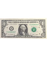 $1 One Dollar Bill 01908608 birthday anniversary June 8 or August 6, 1908 - £15.72 GBP