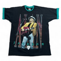 VTG Alan Jackson Shirt Concert On Tour Double Sided 90s Single Stitch Fl... - $79.00