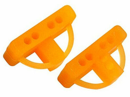 100 Tile Brick Marble T SPACERS 1/4&quot; 6mm Two 2 sided ORANGE Plastic TAVY... - $21.83