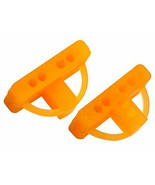 100 Tile Brick Marble T SPACERS 1/4&quot; 6mm Two 2 sided ORANGE Plastic TAVY... - $30.65 CAD