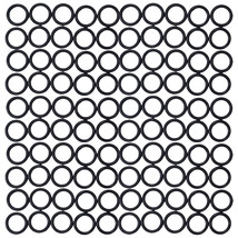 100-Pack 3/8&quot; High Temperature 450°F O-Ring Quick Connect Repair - £10.85 GBP