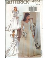 Butterick 4501 Bridal Gown 8-10-12 Dress Wedding sewing pattern UNCUT FF... - £11.79 GBP