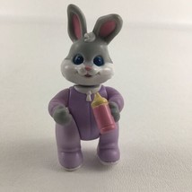 Vintage 90s Fisher Price Hideaway Hollow Purple Baby Bunny Rabbit Vintag... - $16.78
