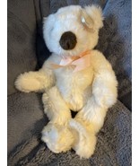 TY Baby Powder Bear 15” Style 5109 Stuffed Animal 1996 PVC Pellets Retired  - £9.42 GBP