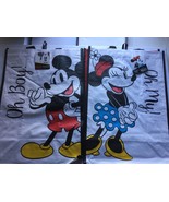 NEW Disney Mickey Mouse &amp; Minnie Mouse Large Reusable 18x13 Tote Bags - $19.63 CAD