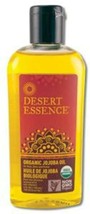 NEW Desert Essence Tea Tree Oils Organic Jojoba Oil for Hair Skin &amp; Scalp 4 oz - £13.42 GBP