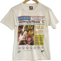 1990 Nolan Ryan 7th no hitter T-shirt Small Texas Rangers Single Stitch ... - €8,68 EUR