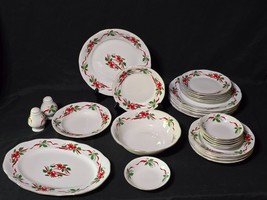 SOUTHINGTON By BAUM 20 Piece Dinner Set VICTORIAN HOLIDAY Service For 4 ... - $89.67