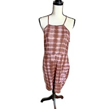 Charlotte Russe Womens Sz XL Dress Form Fitted Tye Dye Mauve Sleeveless ... - $12.86