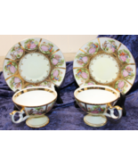Royal Vienna by Arnart - Gold Yellow Cups &amp; Saucers - Set of 2 - €42,25 EUR